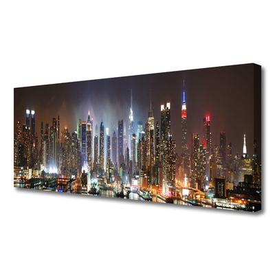 Obraz na płótnie Panorama Wieżowców