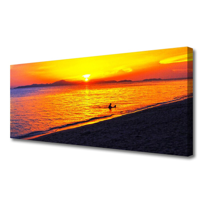 Obraz na Płótnie Morze Słońce Plaża Krajobraz