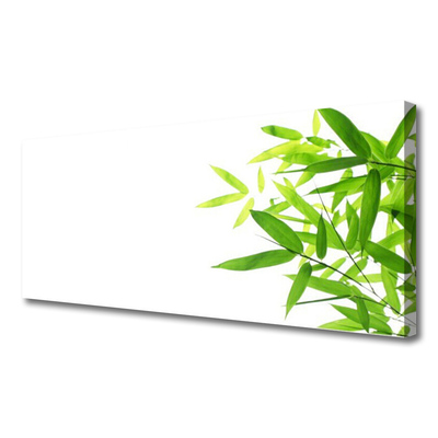 Obraz canvas na ścianę Tekstura Zielonego Liścia