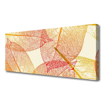 Obraz na płótnie Abstrakcyjne Liście Paproci