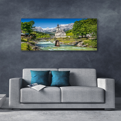 Obraz na płótnie Kaplica na Wyspie