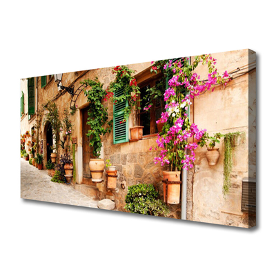 Obraz na płótnie Minimalistyczna Bryła Domu