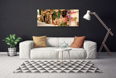 Obraz na płótnie Minimalistyczna Bryła Domu