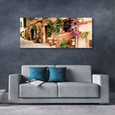 Obraz na płótnie Minimalistyczna Bryła Domu