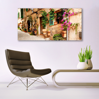 Obraz na płótnie Minimalistyczna Bryła Domu