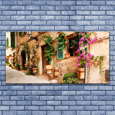 Obraz na płótnie Minimalistyczna Bryła Domu