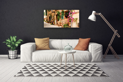 Obraz na płótnie Minimalistyczna Bryła Domu