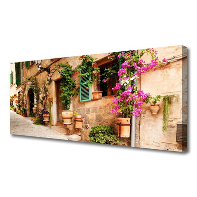 Obraz na płótnie Minimalistyczna Bryła Domu