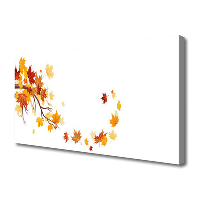 Zdjęcie na płótnie Złote Liście w Stylu Art Deco