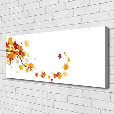 Zdjęcie na płótnie Złote Liście w Stylu Art Deco