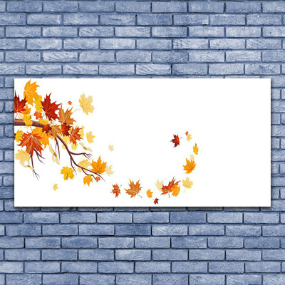 Zdjęcie na płótnie Złote Liście w Stylu Art Deco