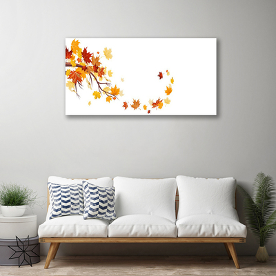 Zdjęcie na płótnie Złote Liście w Stylu Art Deco