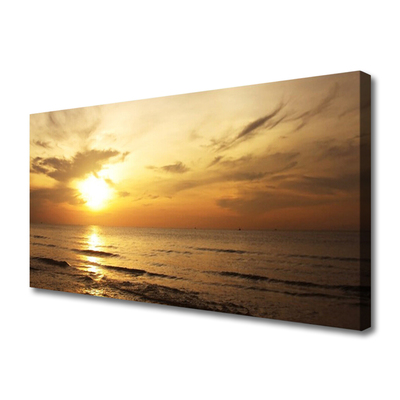 Obraz na płótnie Bezkresna Tafla Morza