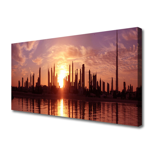 Zdjęcie na płótnie Panorama Nocnego Miasta