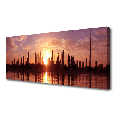 Zdjęcie na płótnie Panorama Nocnego Miasta