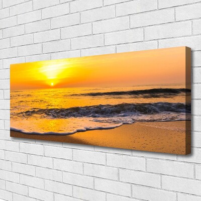 Obraz na płótnie Cichy Wieczór nad Morzem