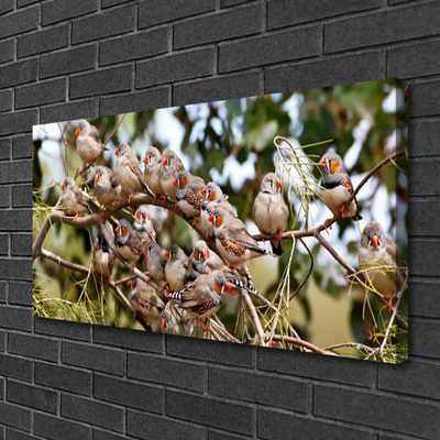 Obraz na płótnie Ptaki w Locie nad Lasem