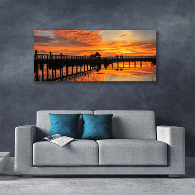 Obraz na płótnie Most wiszący nad Oceanem