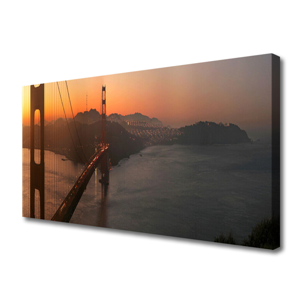 Duży obraz na płótnie Monumentalna Konstrukcja Mostu