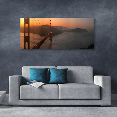 Duży obraz na płótnie Monumentalna Konstrukcja Mostu