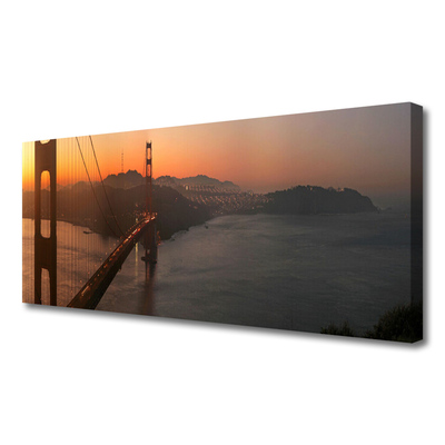 Duży obraz na płótnie Monumentalna Konstrukcja Mostu