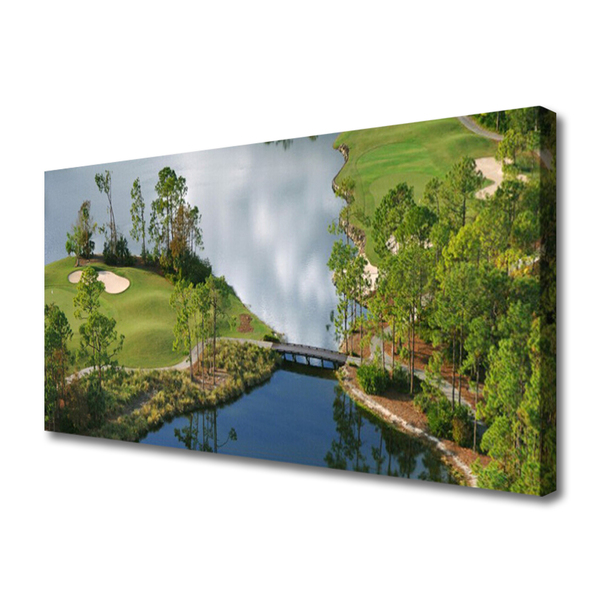 Obraz na płótnie Cisza nad Jeziorem