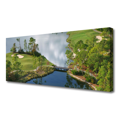 Obraz na płótnie Cisza nad Jeziorem