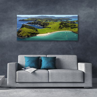 Zdjęcie na płótnie Las na Skraju Morza