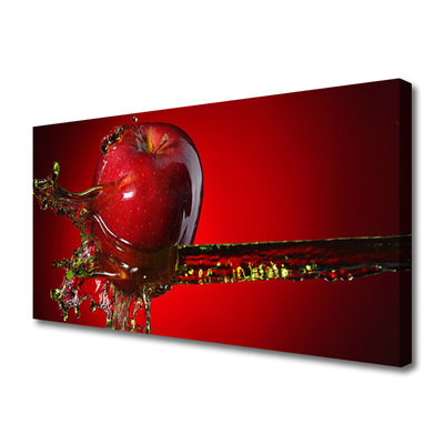 Zdjęcie na płótnie Soczyste Jabłko w Wodzie