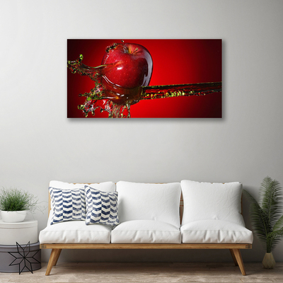Zdjęcie na płótnie Soczyste Jabłko w Wodzie