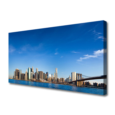 Zdjęcie na płótnie Światła Mostu nad Metropolią