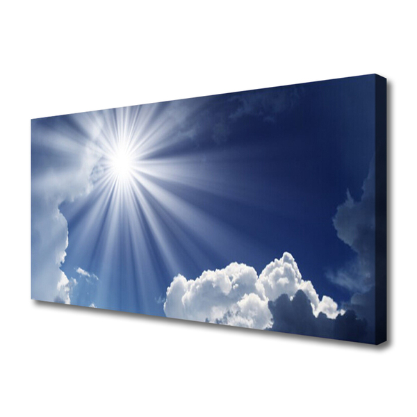 Obraz na płótnie Złota Godzina nad Krajobrazem