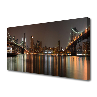 Obraz na płótnie Mosty nad Wielką Wodą