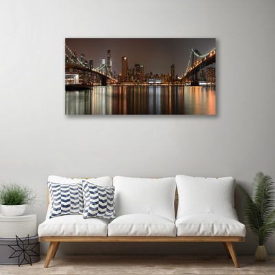 Obraz na płótnie Mosty nad Wielką Wodą