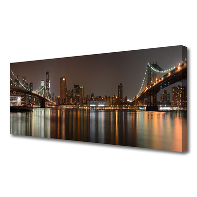 Obraz na płótnie Mosty nad Wielką Wodą