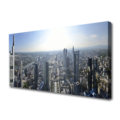 Obraz na płótnie Rytm Miejskiej Zabudowy