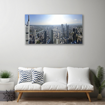 Obraz na płótnie Rytm Miejskiej Zabudowy