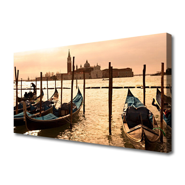 Obraz na płótnie Łódź Rybacka na Morzu