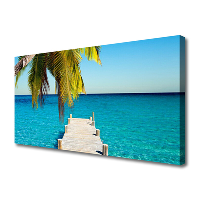 Obraz drukowany na płótnie Most Wiszący nad Zatoką