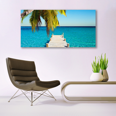 Obraz drukowany na płótnie Most Wiszący nad Zatoką