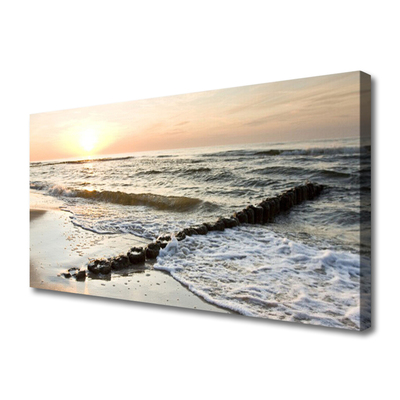 Obraz na płótnie Szum Morskich Fal