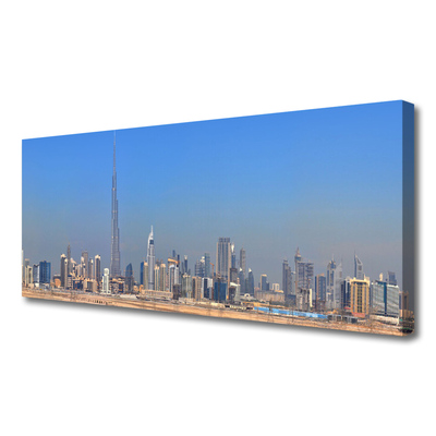 Obraz na płótnie Kolorowe Kamienice o Zmierzchu