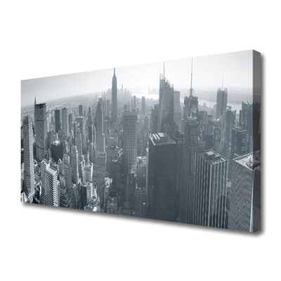 Obraz na płótnie Panorama Miejskich Wieżowców