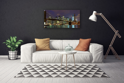 Fotoobraz na płótnie Monumentalna Architektura Mostu