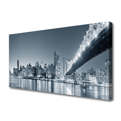 Obraz na płótnie Nocne Światła Wielkiego Mostu