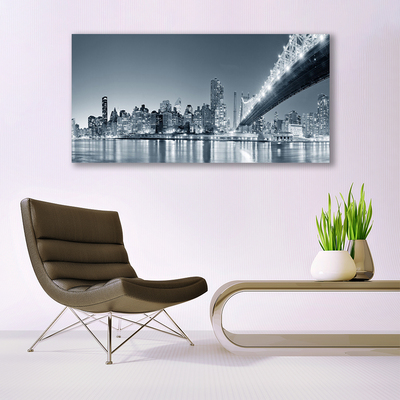 Obraz na płótnie Nocne Światła Wielkiego Mostu