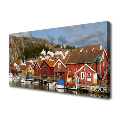 Obraz na płótnie Panorama Nocnej Metropolii