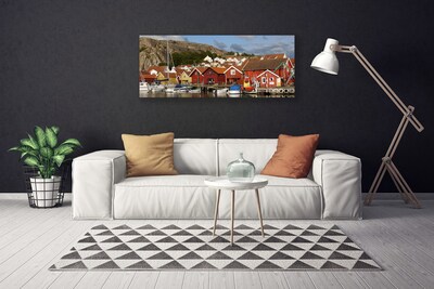 Obraz na płótnie Panorama Nocnej Metropolii