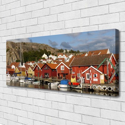 Obraz na płótnie Panorama Nocnej Metropolii