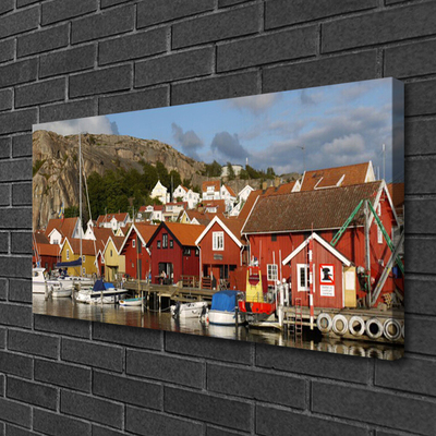 Obraz na płótnie Panorama Nocnej Metropolii